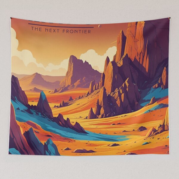Item preview, Mars tourist poster designed and sold by INSOMNIAC101.