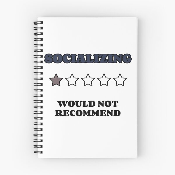 Item preview, SOCIALIZING...1 STAR...WOULD NOT RECOMMEND designed and sold by TeeezShirtz.