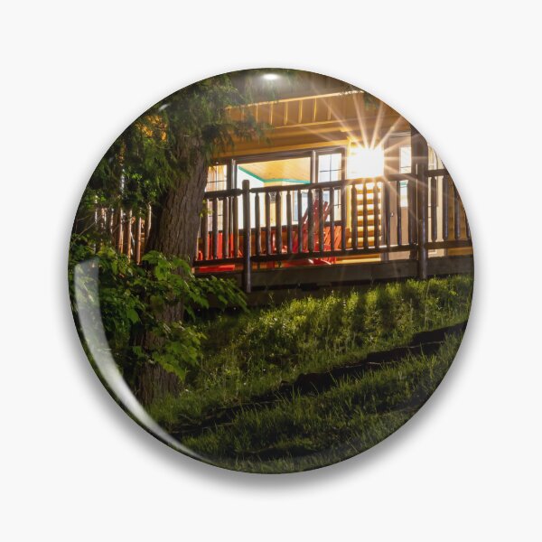 Item preview, Cedar Grove Lodge at Night designed and sold by jrtwynam.