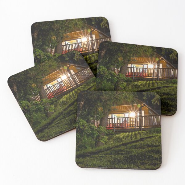Item preview, Cedar Grove Lodge at Night designed and sold by jrtwynam.