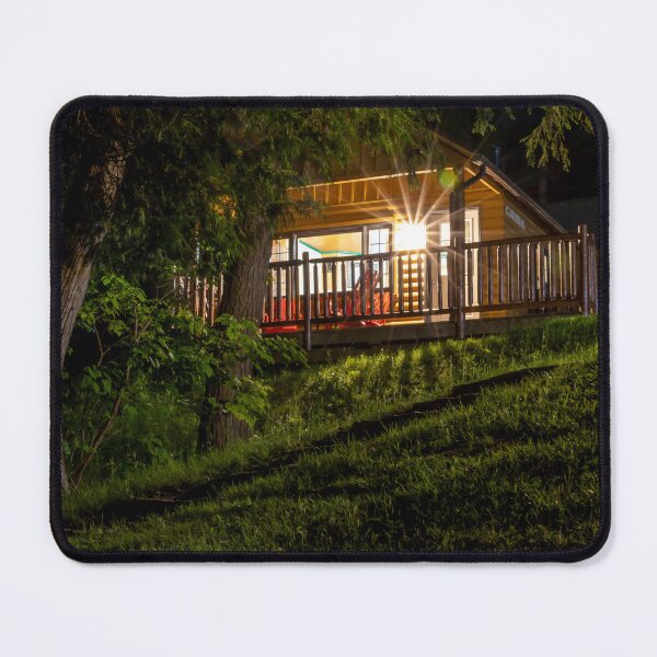 Item preview, Cedar Grove Lodge at Night designed and sold by jrtwynam.