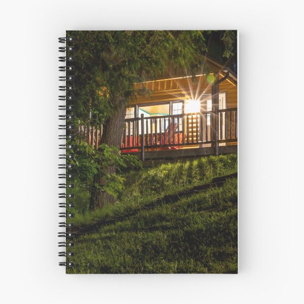 Item preview, Cedar Grove Lodge at Night designed and sold by jrtwynam.