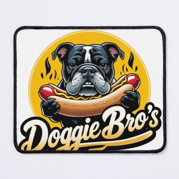 Item preview, Doggie Bro’s Hotdog Logo designed and sold by Graphiqe.
