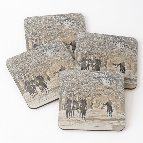 Item preview, C2025 Steve Yellowbear Cold Morning on Historic Horsepath  designed and sold by SteveYellowbear.