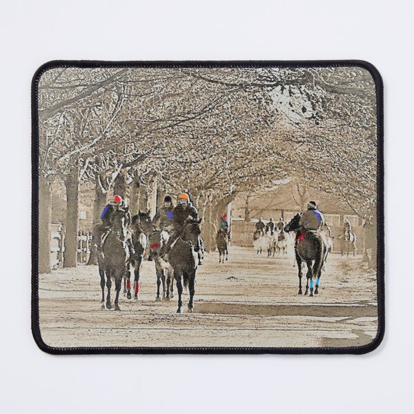 Item preview, C2025 Steve Yellowbear Cold Morning on Historic Horsepath designed and sold by SteveYellowbear.