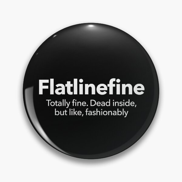 Item preview, FlatlineFine designed and sold by Textitude.