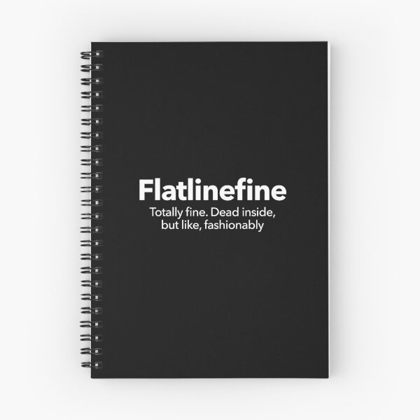 Item preview, FlatlineFine designed and sold by Textitude.