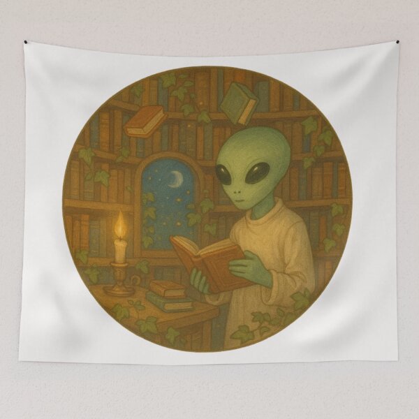 Item preview, Cottage Core  Alien Art designed and sold by Planetporridge.
