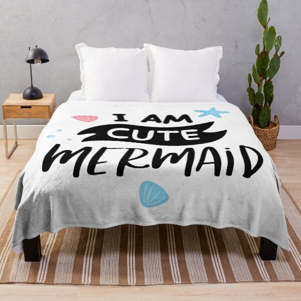 Item preview, I Am Cute Mermaid – Whimsical Kids Ocean Graphic designed and sold by TeesHearts100.