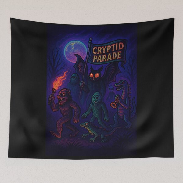 Item preview, Cryptid Parade Art designed and sold by Planetporridge.
