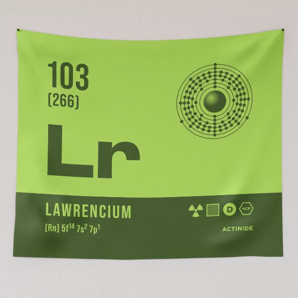 Item preview, 103 Lawrencium Periodic Table Element Dark designed and sold by VoodooCircus.