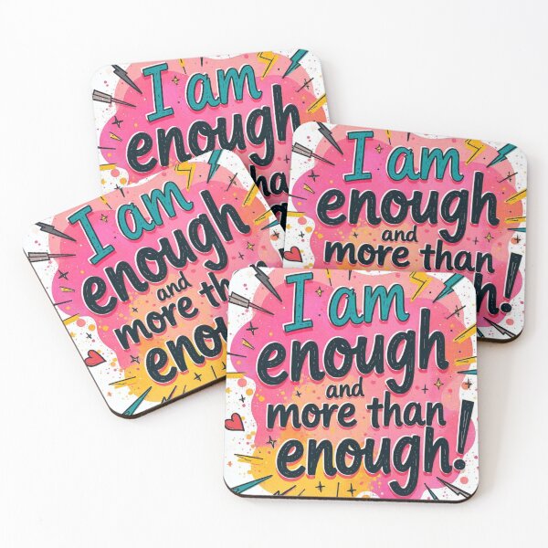 Item preview, I Am Enough and More Than Enough – A Declaration of Self-Worth designed and sold by SoulScriptSTU.