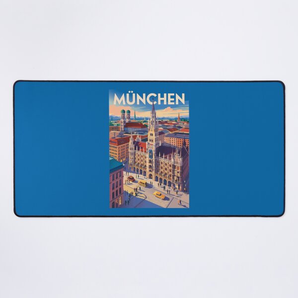 Item preview, Munich Germany Illustration Travel Art Vintage designed and sold by KrisSidDesigns.