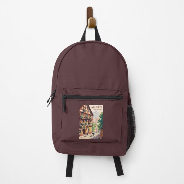 Item preview, Munich Germany Bavaria Illustration Travel Art Vintage designed and sold by KrisSidDesigns.