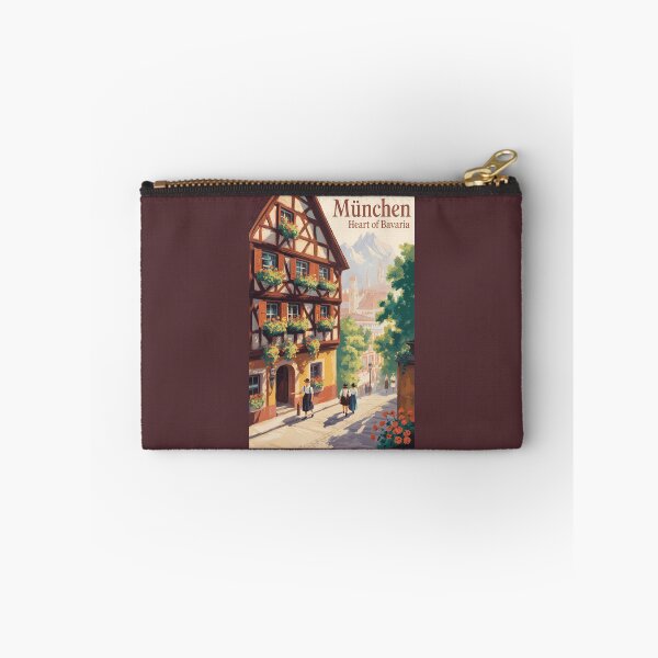 Item preview, Munich Germany Bavaria Illustration Travel Art Vintage designed and sold by KrisSidDesigns.