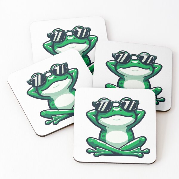 Item preview, Cool Frog – Sunglasses On, Worries Gone designed and sold by Confuzz1ed.