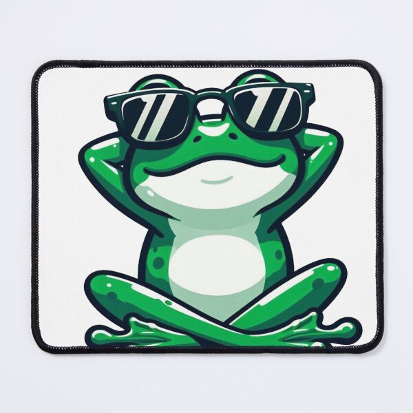 Item preview, Cool Frog – Sunglasses On, Worries Gone designed and sold by Confuzz1ed.