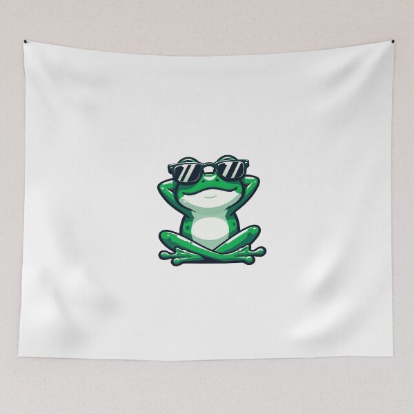 Item preview, Cool Frog – Sunglasses On, Worries Gone designed and sold by Confuzz1ed.