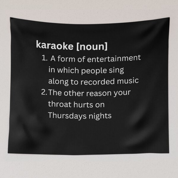 Item preview, Karaoke Dictionary Definition designed and sold by TheKaraokeBoys.