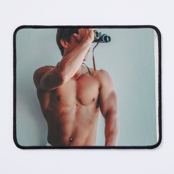 Item preview, Muscular Shirtless Young Hunk designed and sold by Atlas Kai.