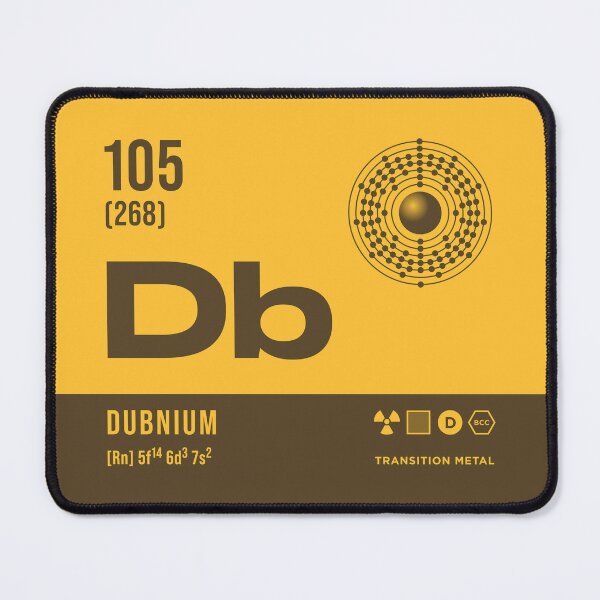 Item preview, 105 Dubnium Periodic Table Element Dark designed and sold by VoodooCircus.