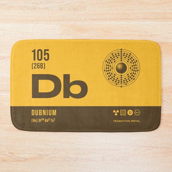 Artikelvorschau, 105 Dubnium Periodensystem Element Dunkel entworfen und verkauft von VoodooCircus.