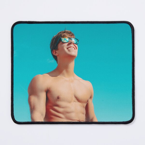 Item preview, Shirtless Young Muscular Male on the Beach designed and sold by Atlas Kai.