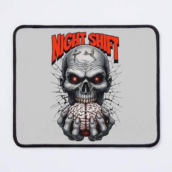 Item preview, Zombie with Brain - Night Shift designed and sold by NightTimeJ.