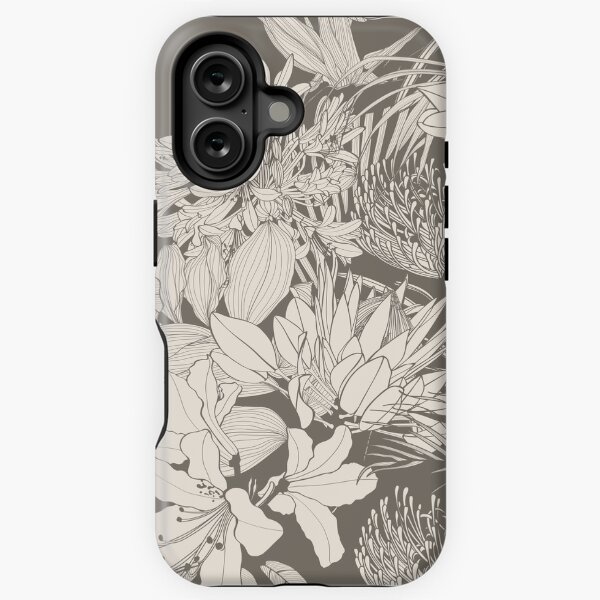 Vista previa del artículo con la obra «Patrón floral botánico sin costuras con sombrillas, agapantos y flores exóticas.», diseñado y vendido por MatyKotiv.