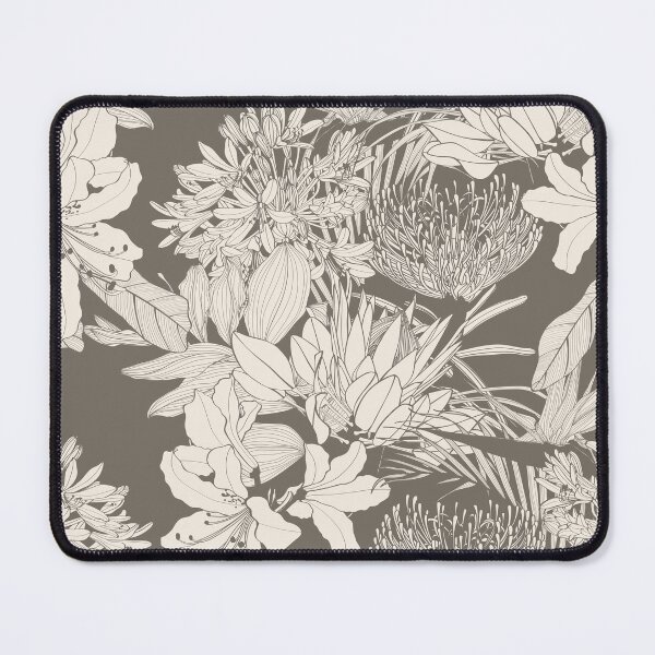 Item preview, Seamless botanical floral pattern with umbrellas agapanthus and exotic flowers. designed and sold by MatyKotiv.