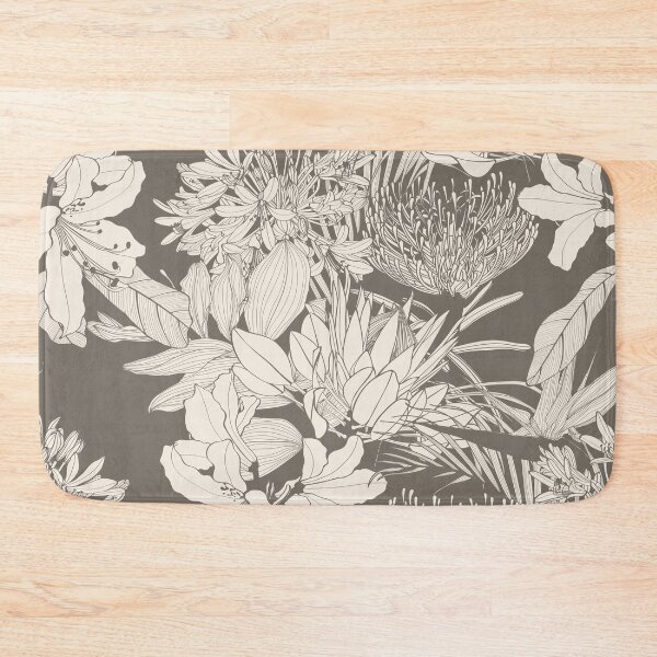 Item preview, Seamless botanical floral pattern with umbrellas agapanthus and exotic flowers.  designed and sold by MatyKotiv.