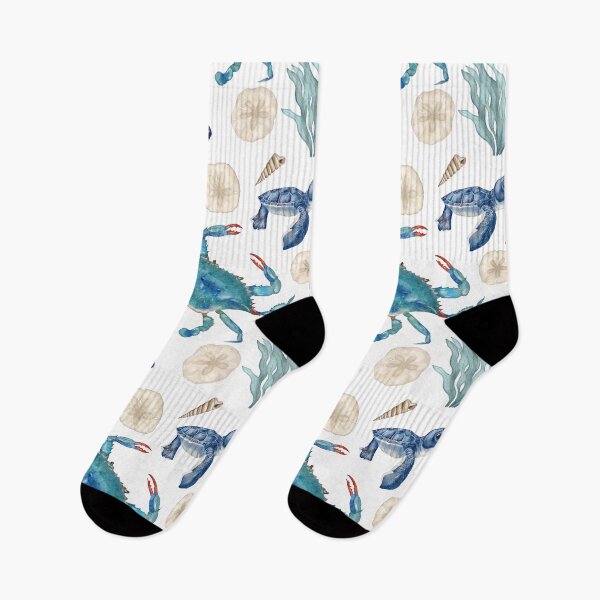 Item preview, Watercolor Sea Creatures Pattern | Beach Decor designed and sold by mwik2017.
