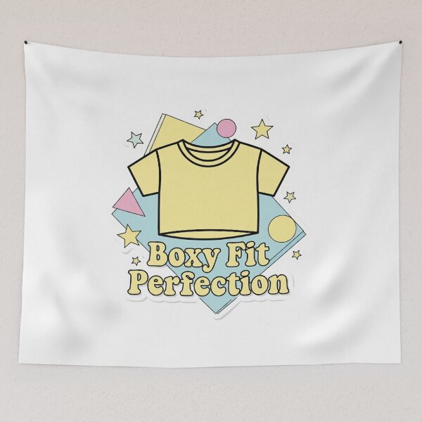 Item preview, Groovy Boxy Fit T-Shirt Art – 90s Bold Retro Sticker Design designed and sold by Creative Spark.