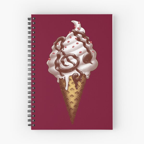 Item preview, Ice Cream Music Note designed and sold by c0y0te7.