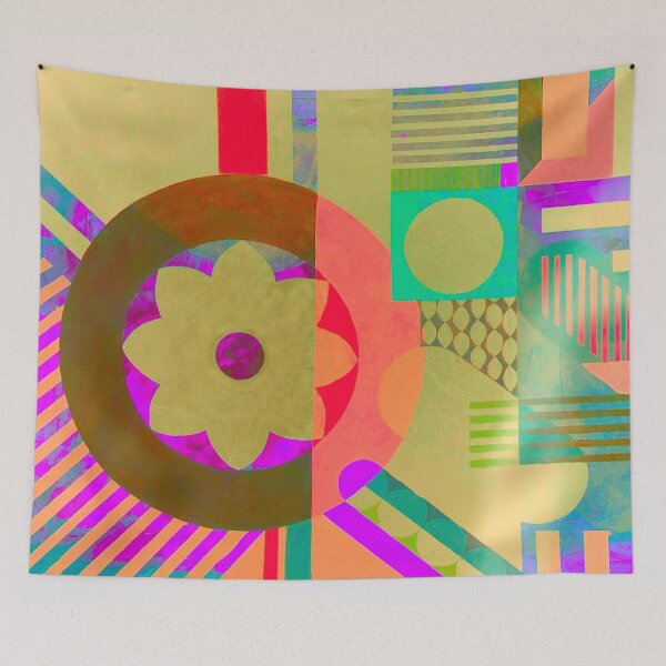 Item preview, ABSTRACT Collection: Geometric Pastry Fusion designed and sold by Rebecca Creates....