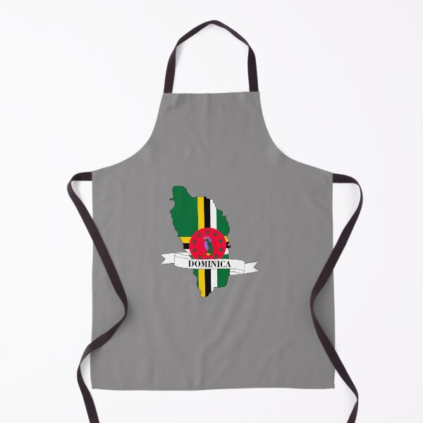 Item preview, Flag map of Dominica designed and sold by visual adventures.