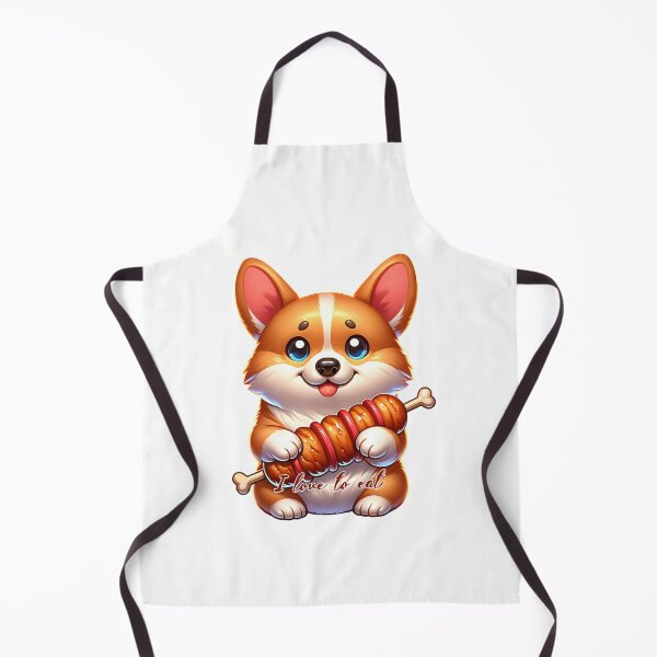 Item preview, I love to eat. Cute corgi. designed and sold by Valentinian.