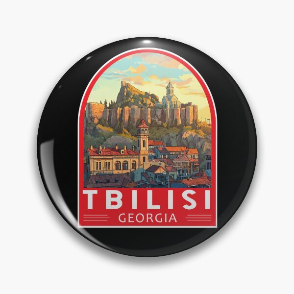 Item preview, Tbilisi Georgia Travel Art Emblem designed and sold by KrisSidDesigns.