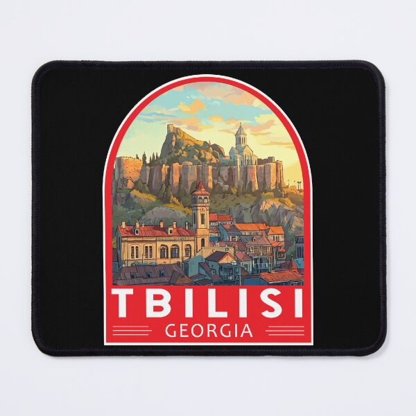 Item preview, Tbilisi Georgia Travel Art Emblem designed and sold by KrisSidDesigns.