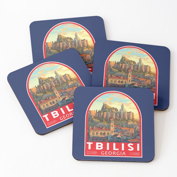 Item preview, Tbilisi Georgia Travel Art Emblem designed and sold by KrisSidDesigns.