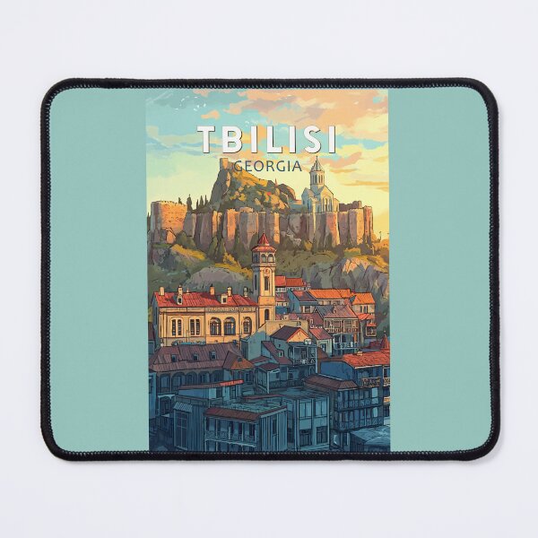 Item preview, Tbilisi Georgia Illustration Travel Art Vintage designed and sold by KrisSidDesigns.
