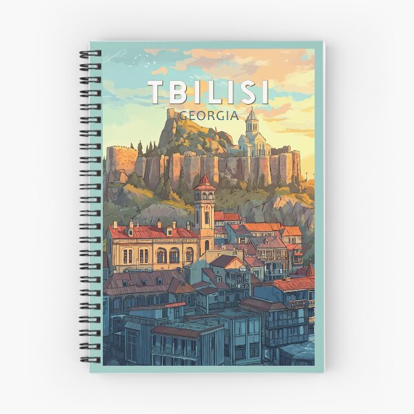 Item preview, Tbilisi Georgia Illustration Travel Art Vintage designed and sold by KrisSidDesigns.
