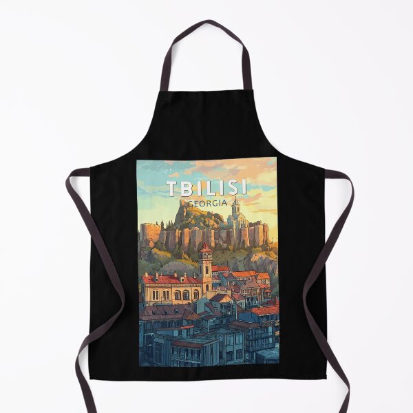Item preview, Tbilisi Georgia Illustration Travel Art Vintage designed and sold by KrisSidDesigns.