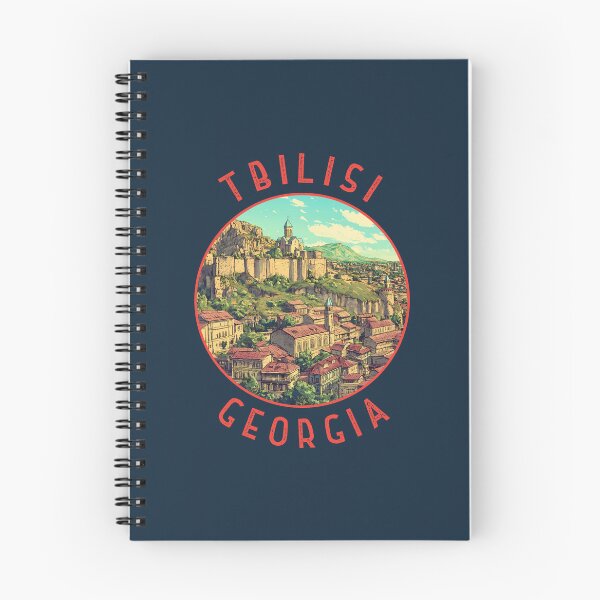Item preview, Tbilisi Georgia Retro Distressed Circle designed and sold by KrisSidDesigns.
