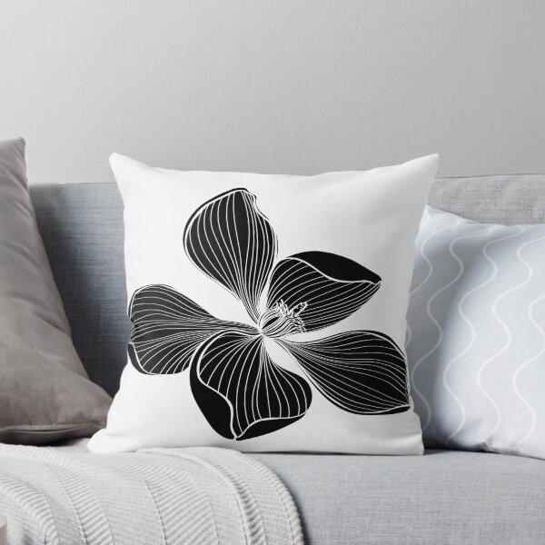 Item preview, Tropical magnolia flowers branch. Beautiful line illustration.  designed and sold by MatyKotiv.