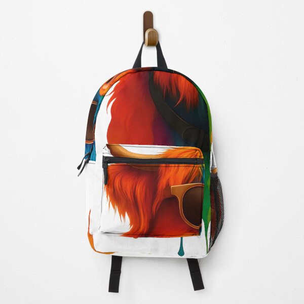 Item preview, Highland Cow retro art designed and sold by Small Batch Love.