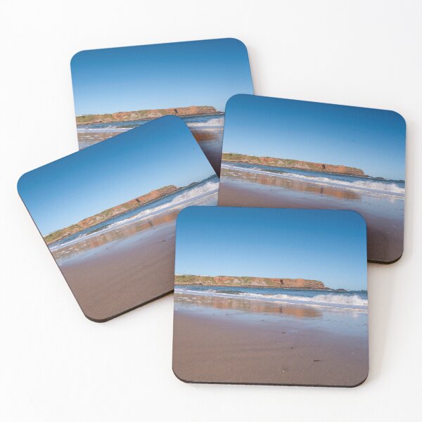 Item preview, Sandy Beach and Stunning Cliffs at Eyemouth designed and sold by Kasia Design.