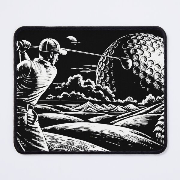 Item preview, Moonlit Golf Swing: A Timeless Game designed and sold by ART ATTACK ZONE.