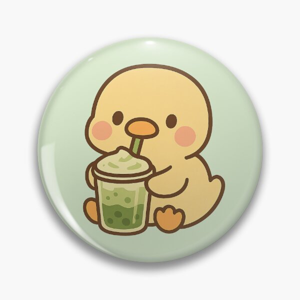Item preview, Kawaii Matcha Duck designed and sold by art-by-mel.