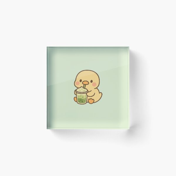 Item preview, Kawaii Matcha Duck designed and sold by art-by-mel.
